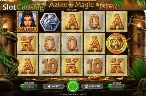 Οθόνη2. Aztec Magic Deluxe Κουλοχέρης