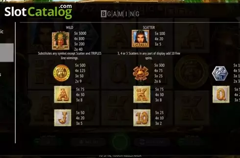 Οθόνη5. Aztec Magic Deluxe Κουλοχέρης