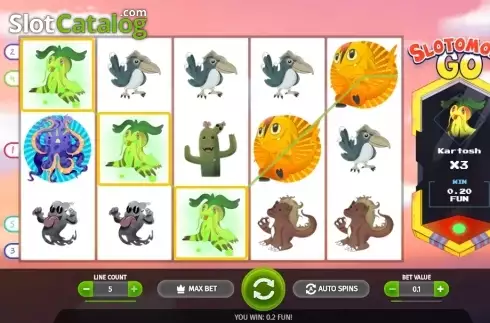 Οθόνη3. Slotomon Go Κουλοχέρης