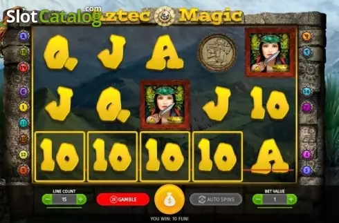 Οθόνη3. Aztec Magic Κουλοχέρης 