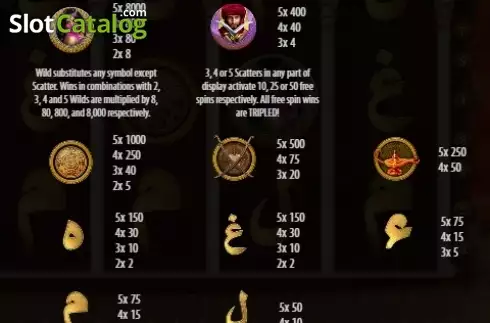 Οθόνη4. Desert Treasure (BGaming) Κουλοχέρης