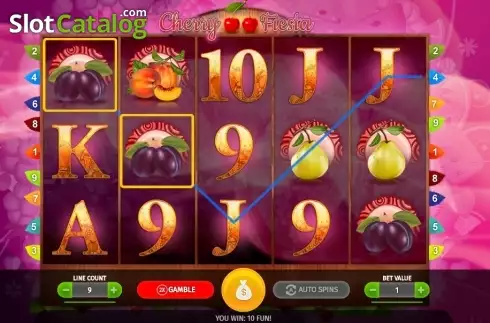 Οθόνη3. Cherry Fiesta Κουλοχέρης