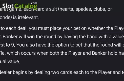 Οθόνη7. Baccarat Classic Κουλοχέρης