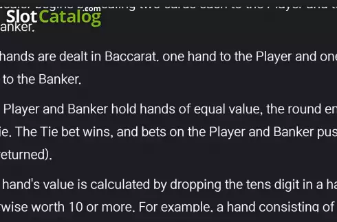 Οθόνη8. Baccarat Classic Κουλοχέρης