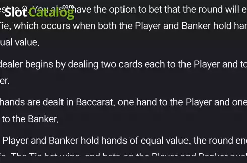 Οθόνη7. Baccarat SuperSix Κουλοχέρης