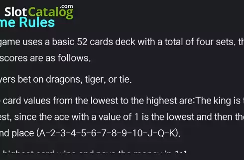 Οθόνη7. DragonTiger Κουλοχέρης