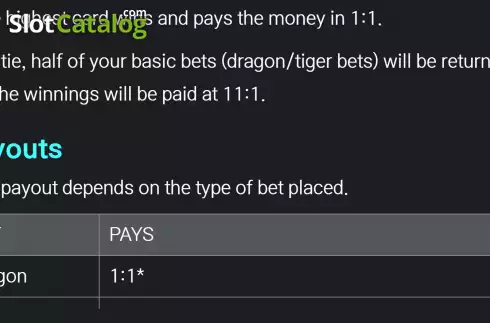 Οθόνη8. DragonTiger Κουλοχέρης