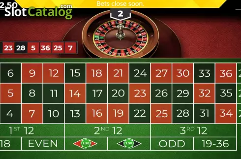 Οθόνη3. Roulette (BP Games) Κουλοχέρης 