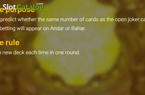 Οθόνη8. Andar Bahar (BP Games) Κουλοχέρης 