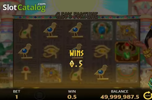 Οθόνη4. Cleo’s Fortune Κουλοχέρης 