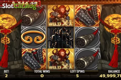 Οθόνη7. Monkey King 777 Jackpot Κουλοχέρης