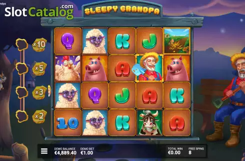 Οθόνη6. Sleepy Grandpa Κουλοχέρης