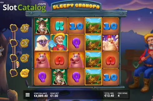Οθόνη8. Sleepy Grandpa Κουλοχέρης
