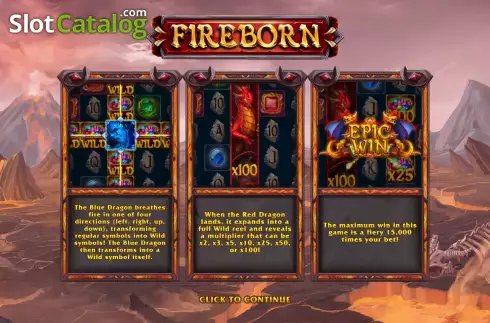 Οθόνη2. Fireborn Κουλοχέρης