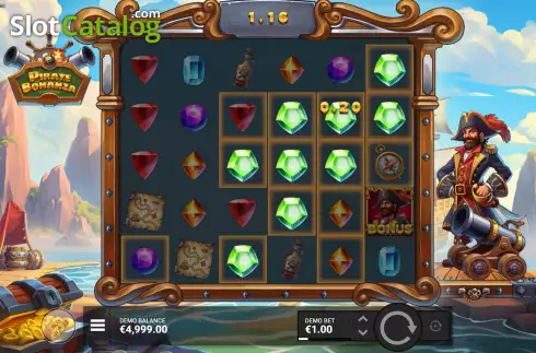 Οθόνη4. Pirate Bonanza Κουλοχέρης