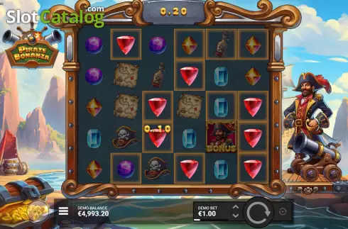 Οθόνη5. Pirate Bonanza Κουλοχέρης
