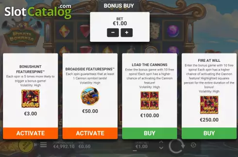 Οθόνη6. Pirate Bonanza Κουλοχέρης