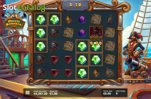 Οθόνη9. Pirate Bonanza Κουλοχέρης