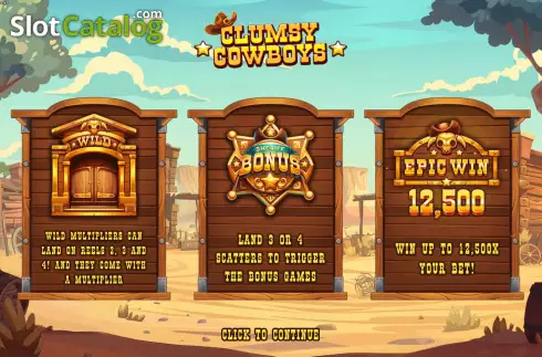 Οθόνη2. Clumsy Cowboys Κουλοχέρης 
