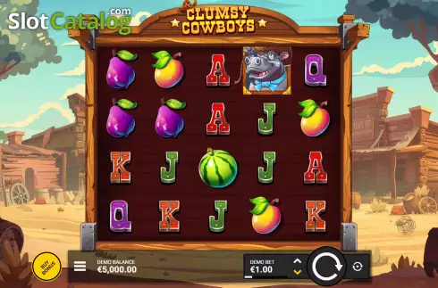 Οθόνη3. Clumsy Cowboys Κουλοχέρης 