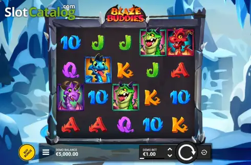Οθόνη3. Blaze Buddies Κουλοχέρης