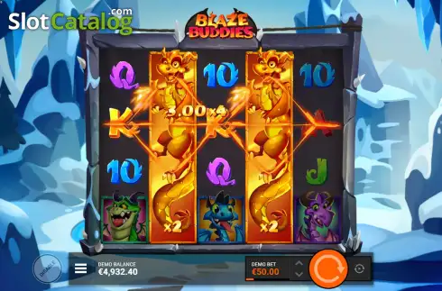 Οθόνη7. Blaze Buddies Κουλοχέρης