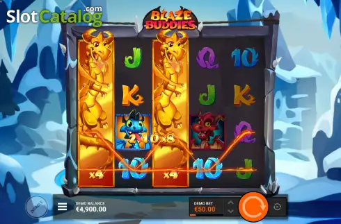 Οθόνη8. Blaze Buddies Κουλοχέρης
