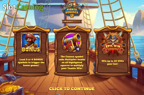 Οθόνη2. Pirate Bonanza 2 Κουλοχέρης