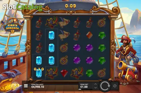 Οθόνη4. Pirate Bonanza 2 Κουλοχέρης