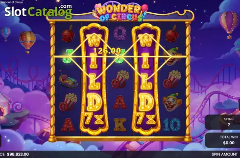 Οθόνη3. Wonder of Circus Κουλοχέρης