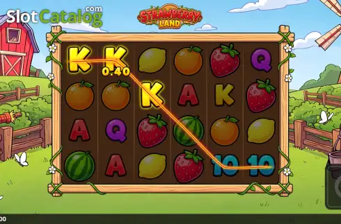 Οθόνη3. Strawberry Land Κουλοχέρης