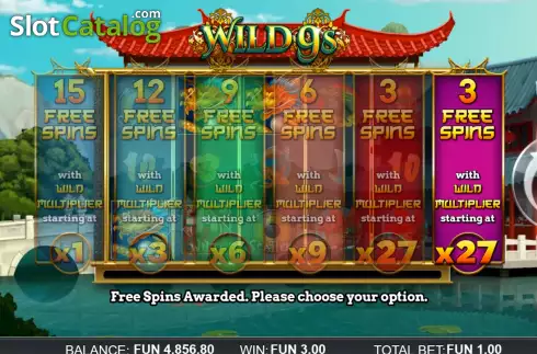 Οθόνη8. Wild 9s Κουλοχέρης
