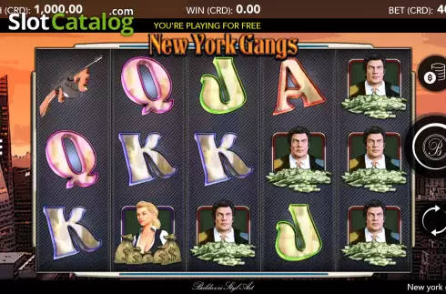 Οθόνη2. New York Gangs (Baldazzi Styl Art) Κουλοχέρης
