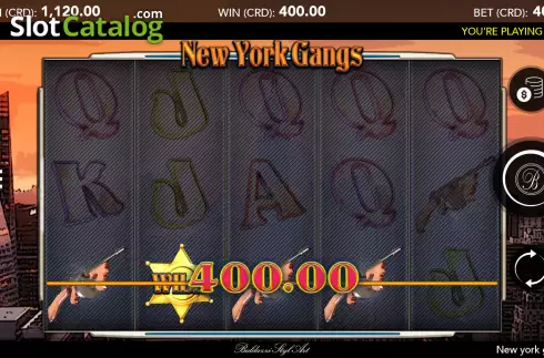 Οθόνη3. New York Gangs (Baldazzi Styl Art) Κουλοχέρης
