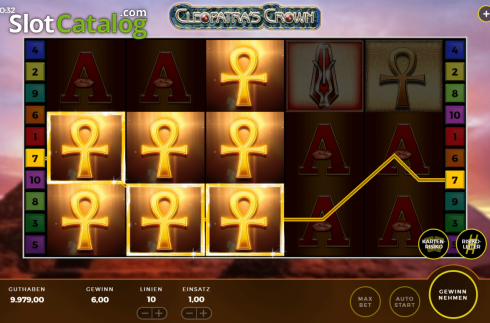 Οθόνη4. Cleopatra's Crown Κουλοχέρης 