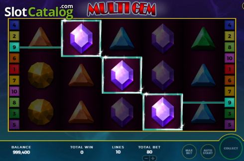 Οθόνη3. Multi Gem Κουλοχέρης