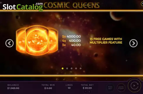 Οθόνη7. Cosmic Queens Κουλοχέρης