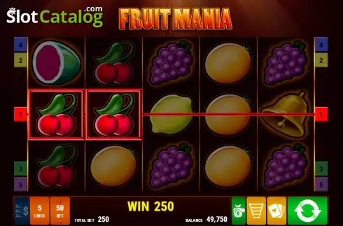 Οθόνη 2. Fruit Mania (Bally Wulff) Κουλοχέρης