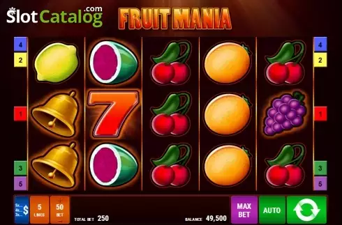 Οθόνη 1. Fruit Mania (Bally Wulff) Κουλοχέρης