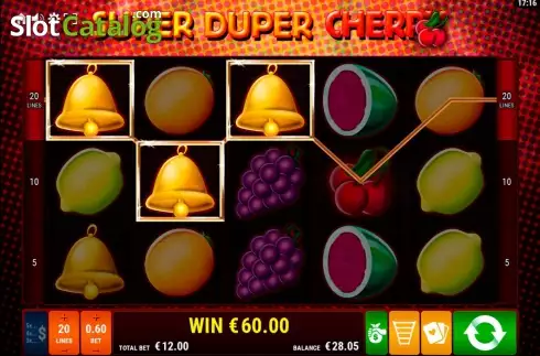 Οθόνη4. Super Duper Cherry Κουλοχέρης