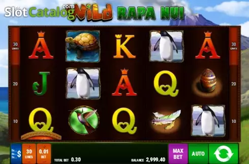 Οθόνη 1. Wild Rapa Nui Κουλοχέρης