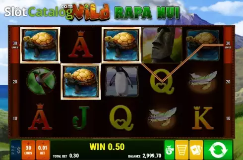 Οθόνη 2. Wild Rapa Nui Κουλοχέρης