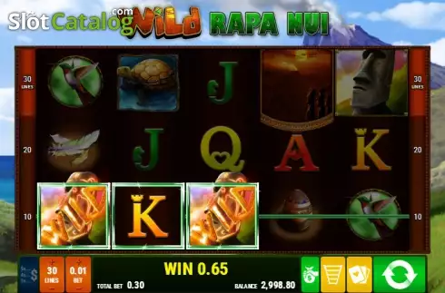 Οθόνη 3. Wild Rapa Nui Κουλοχέρης