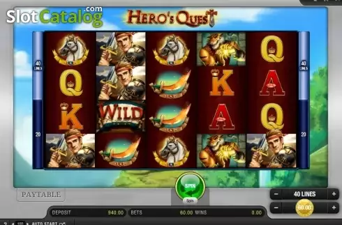Οθόνη 1. Hero's Quest Κουλοχέρης 
