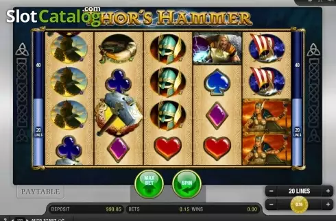 Οθόνη 1. Thor's Hammer (Bally Wulff) Κουλοχέρης 