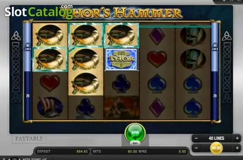 Οθόνη 2. Thor's Hammer (Bally Wulff) Κουλοχέρης 