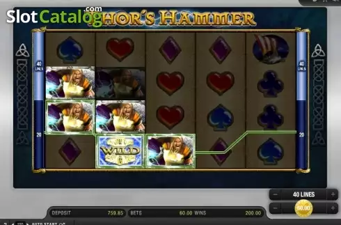 Οθόνη 3. Thor's Hammer (Bally Wulff) Κουλοχέρης 