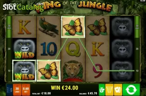 Οθόνη6. King of the Jungle (Gamomat) Κουλοχέρης