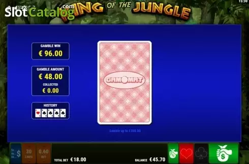 Οθόνη7. King of the Jungle (Gamomat) Κουλοχέρης