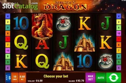 Οθόνη3. Mighty Dragon (Bally Wulff) Κουλοχέρης